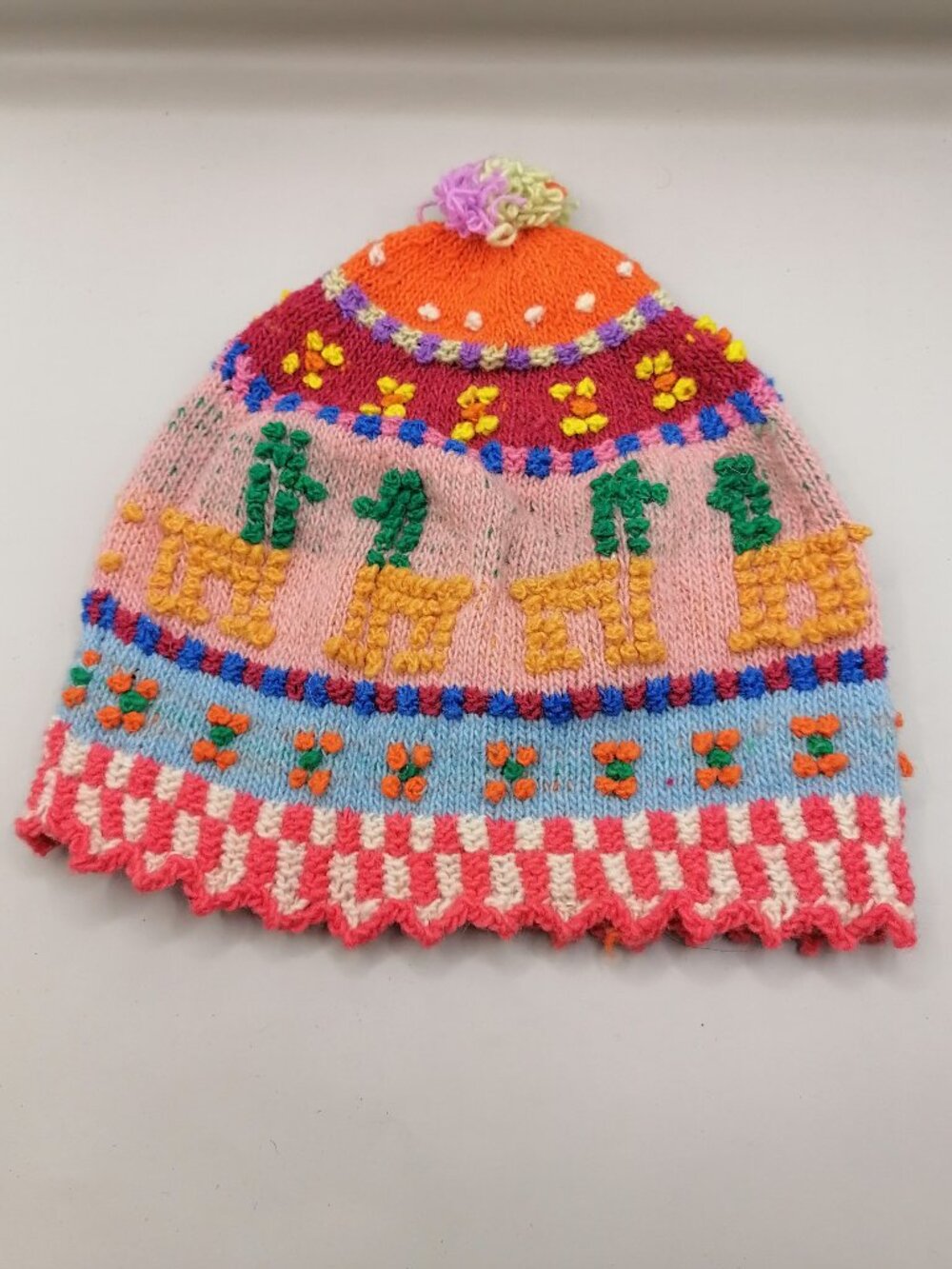 Traditional Cusco Chullo Beanie – Warm Winter Sheep’s Wool Hat